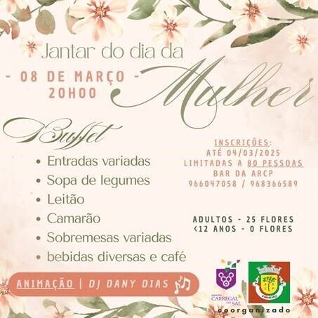 Jantar do dia da Mulher - Pinheiro