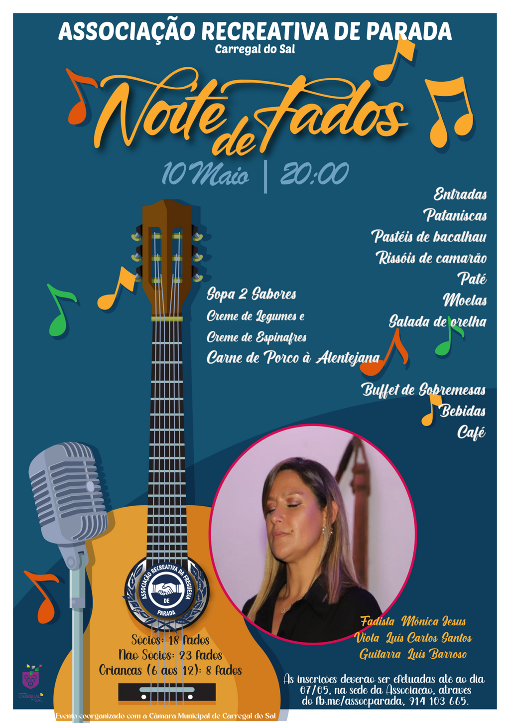 Noite de fados | Associação Recreativa de Parada 