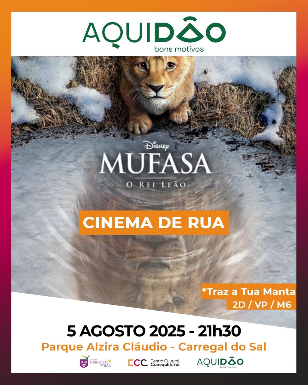 Cinema de Rua | Mufasa O Rei Leão