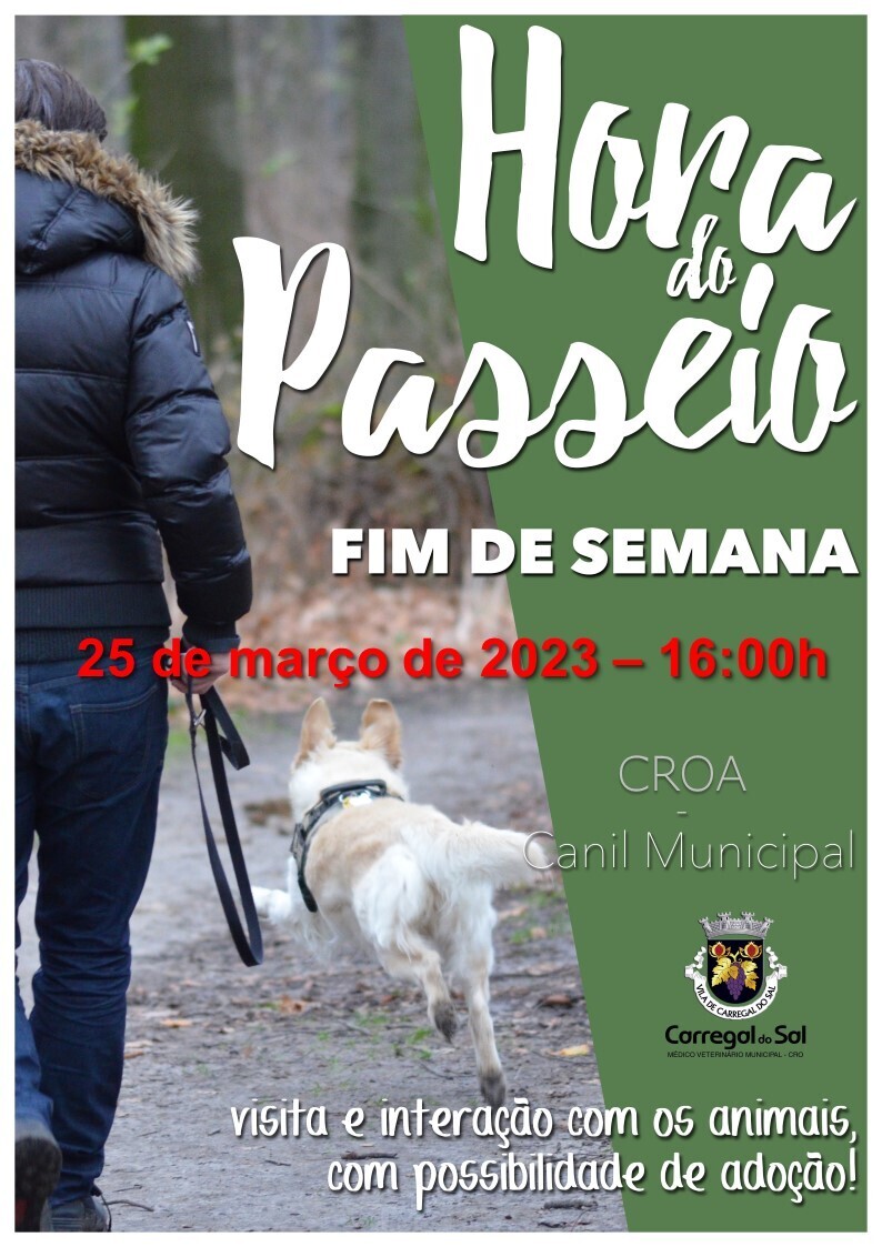 Hora do Passeio - 25 março 16:00h