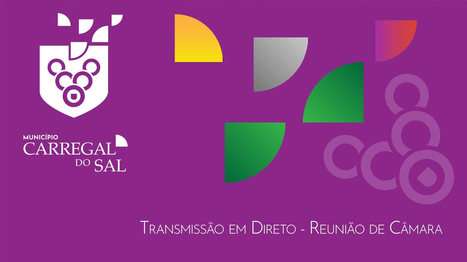 Transmissão em direto da reunião da Câmara Municipal