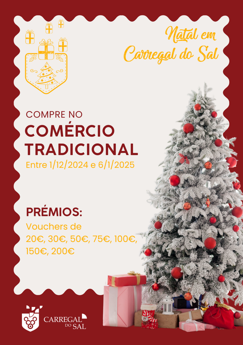 “Carregal Natal 24-25” Estabelecimentos aderentes