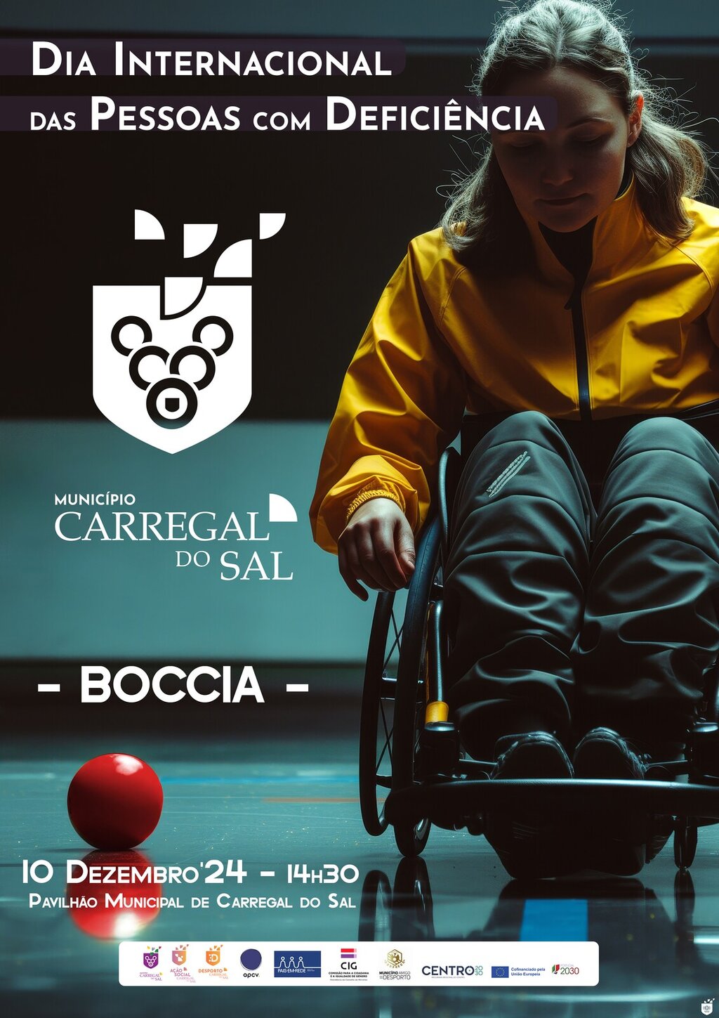 Encontro de Boccia no Pavilhão Municipal