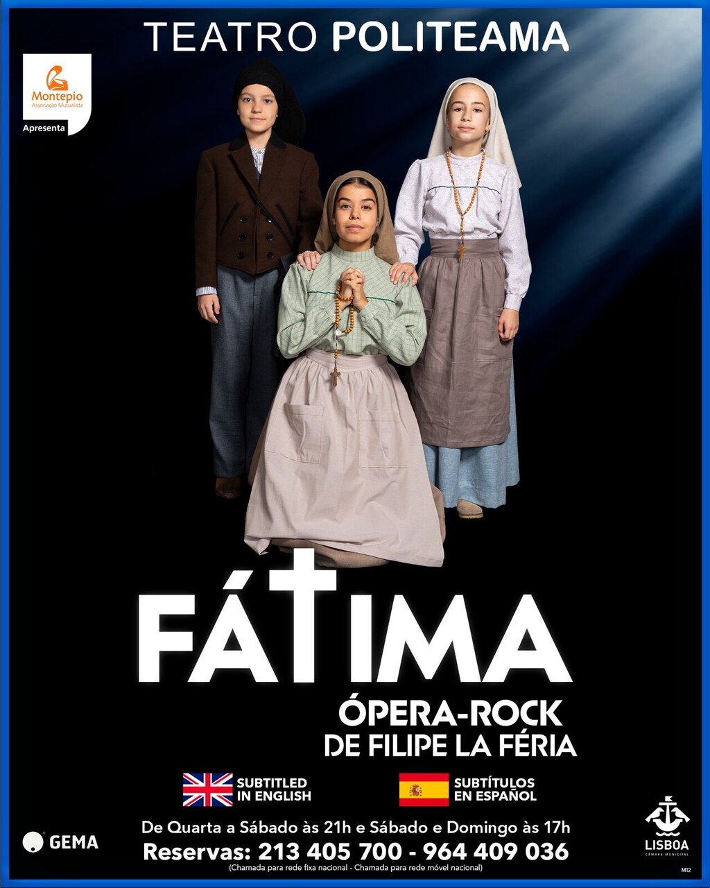 Teresa Zenaida lidera merecidamente o elenco de “Fátima” o último espetáculo, a ser levado à cena...