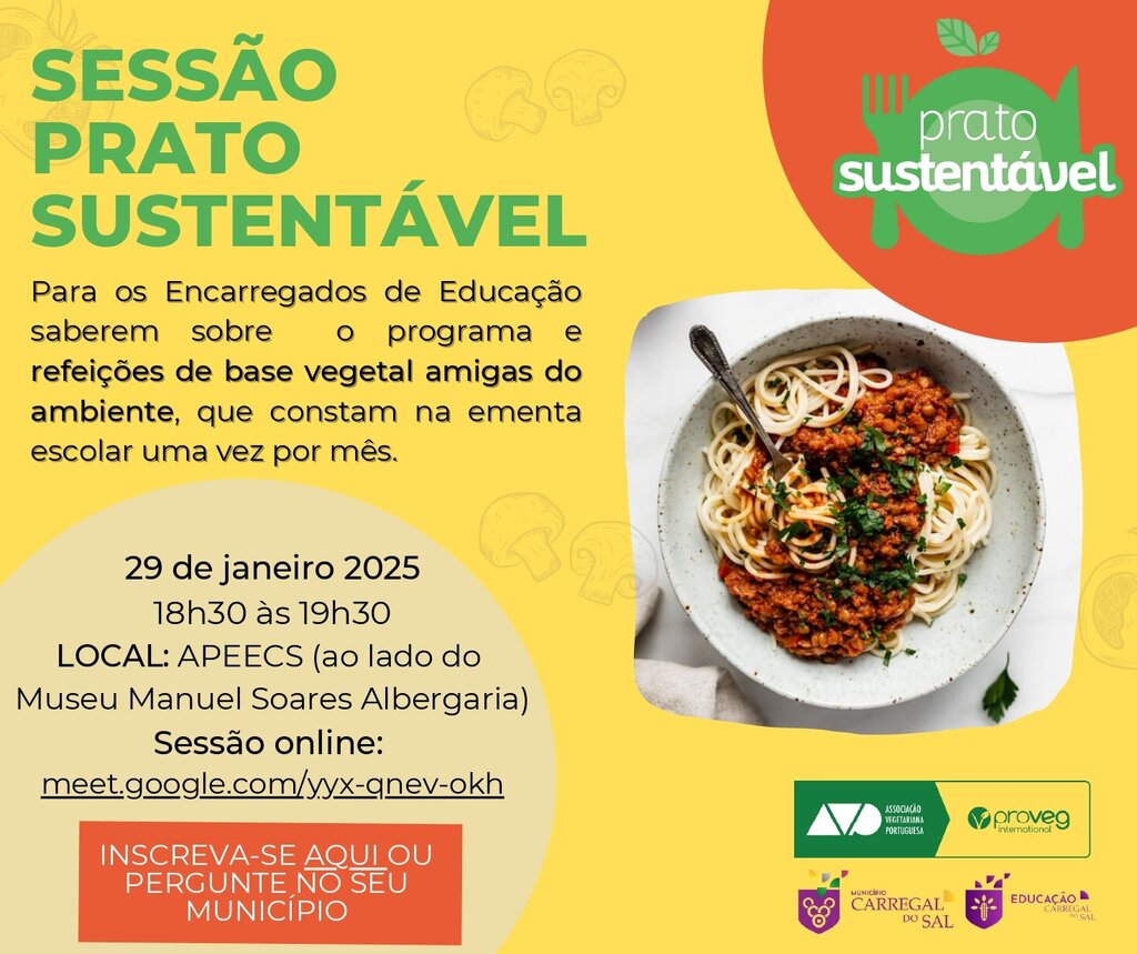 2.ª edição do “Prato Sustentável” decorre a 29 de janeiro