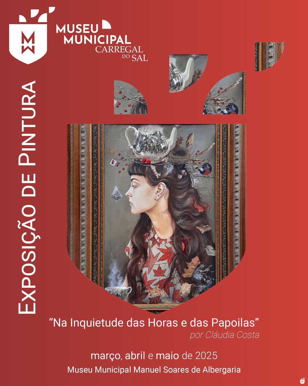 «Na Inquietude das Horas e das Papoilas» Exposição de pintura de Cláudia Costa no Museu Municipal
