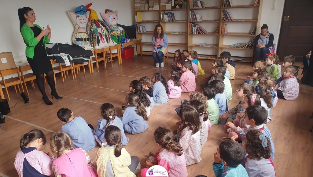 Biblioteca Municipal fez “viajar” mais um conto às crianças do ensino pré-escolar