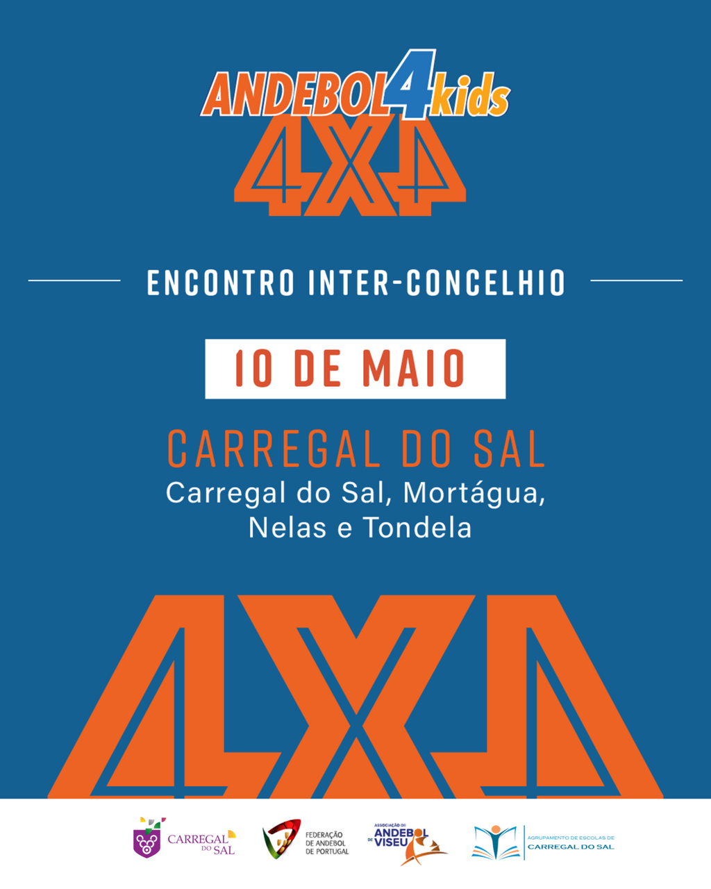 Carregal do Sal recebe o Encontro Andebol4Kids a 10 de maio