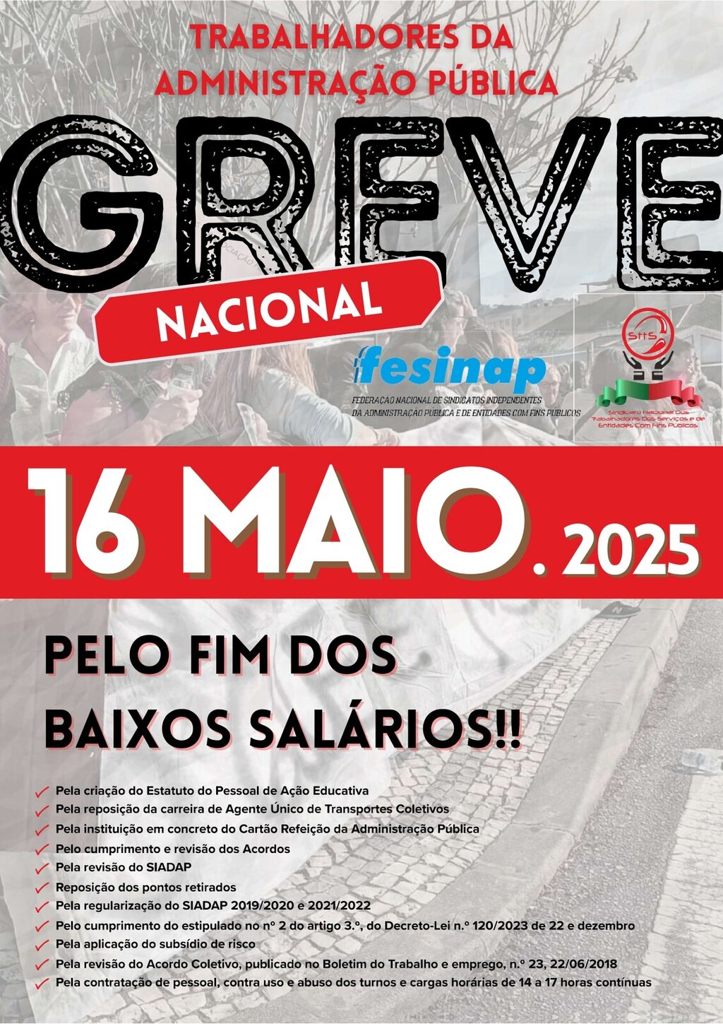 Greve nacional - 16 de maio