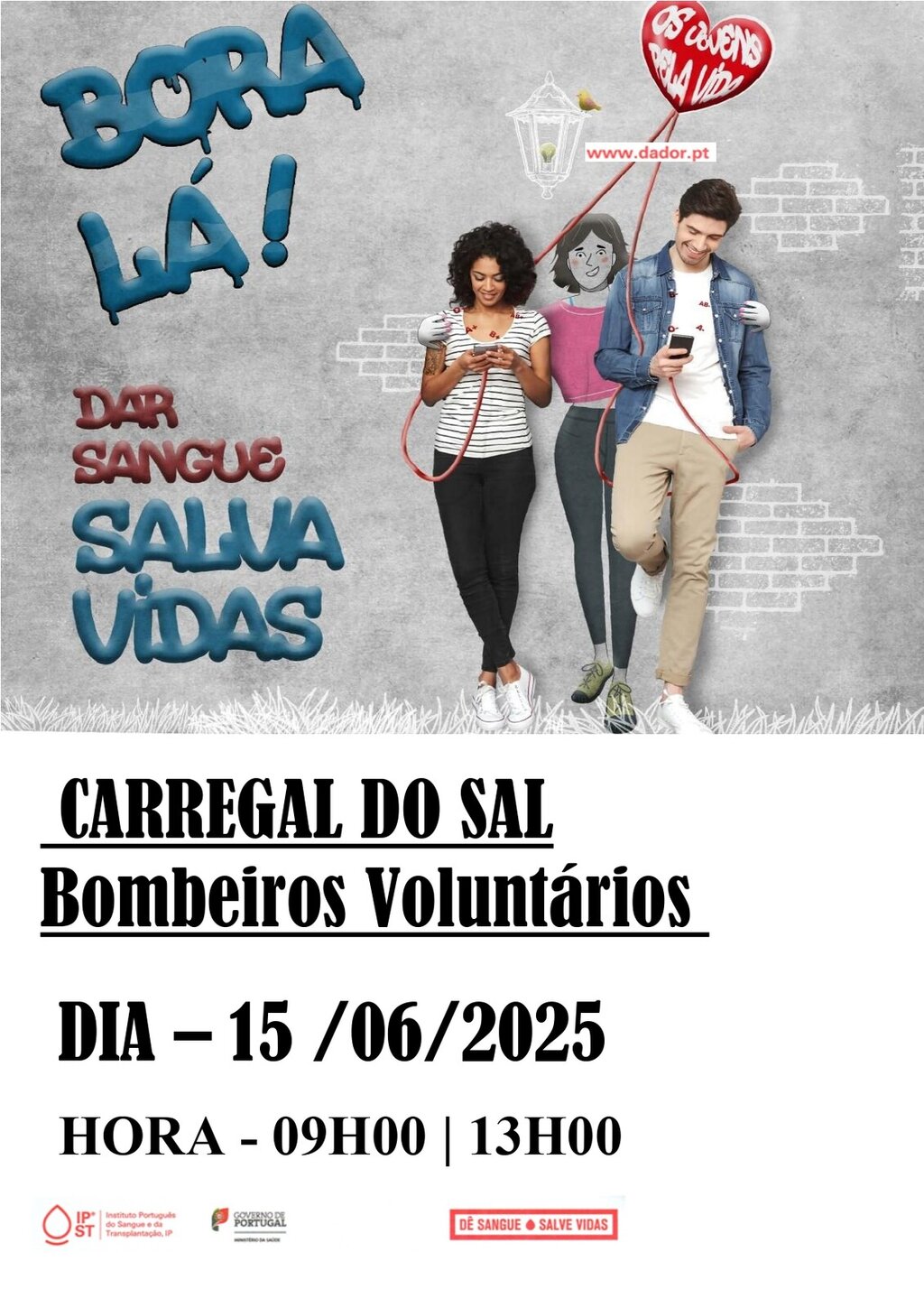 Recolha de Sangue, a 15 de junho, em Carregal do Sal