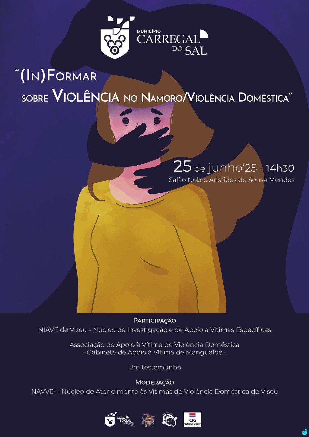 (IN)Formar sobre “Violência no Namoro/Violência Doméstica” Ação de informação/sensibilização a 25...