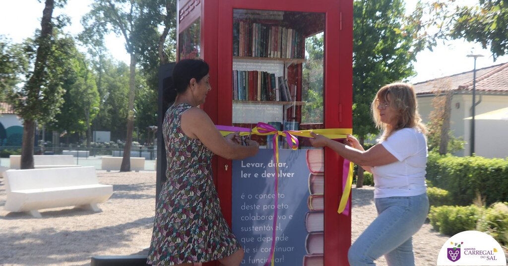Inauguração da Cabine de Leitura, no Parque Alzira Cláudio