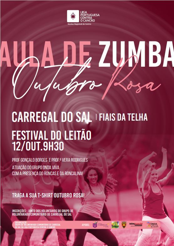 “Outubro Rosa”  Aula de Zumba no Festival do Leitão