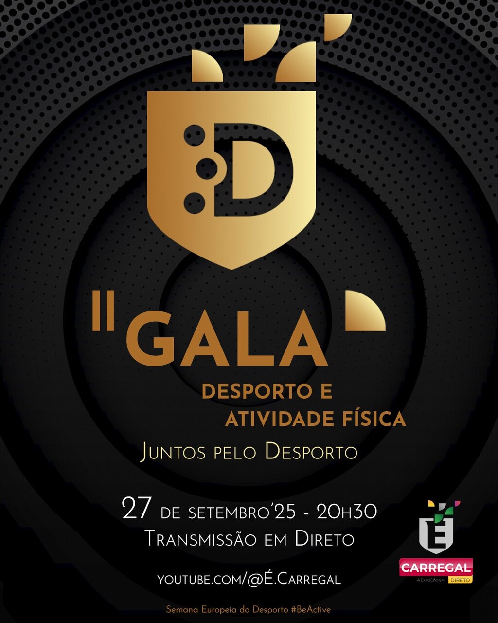 Transmissão em Direto da II Gala do Desporto e Atividade Física