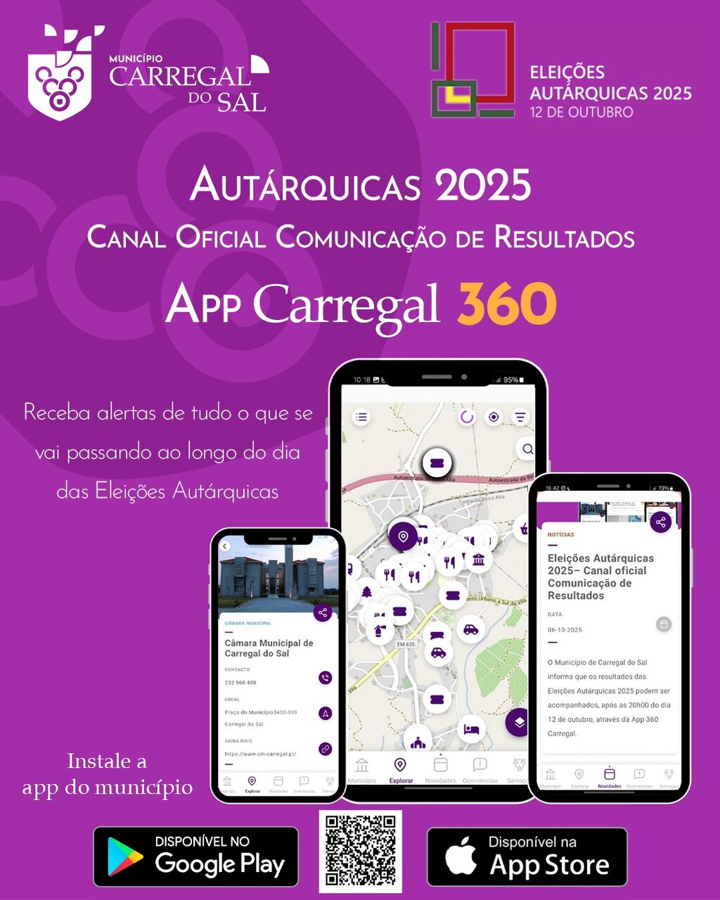 Eleições Autárquicas 2025 – Canal oficial Comunicação de Resultados