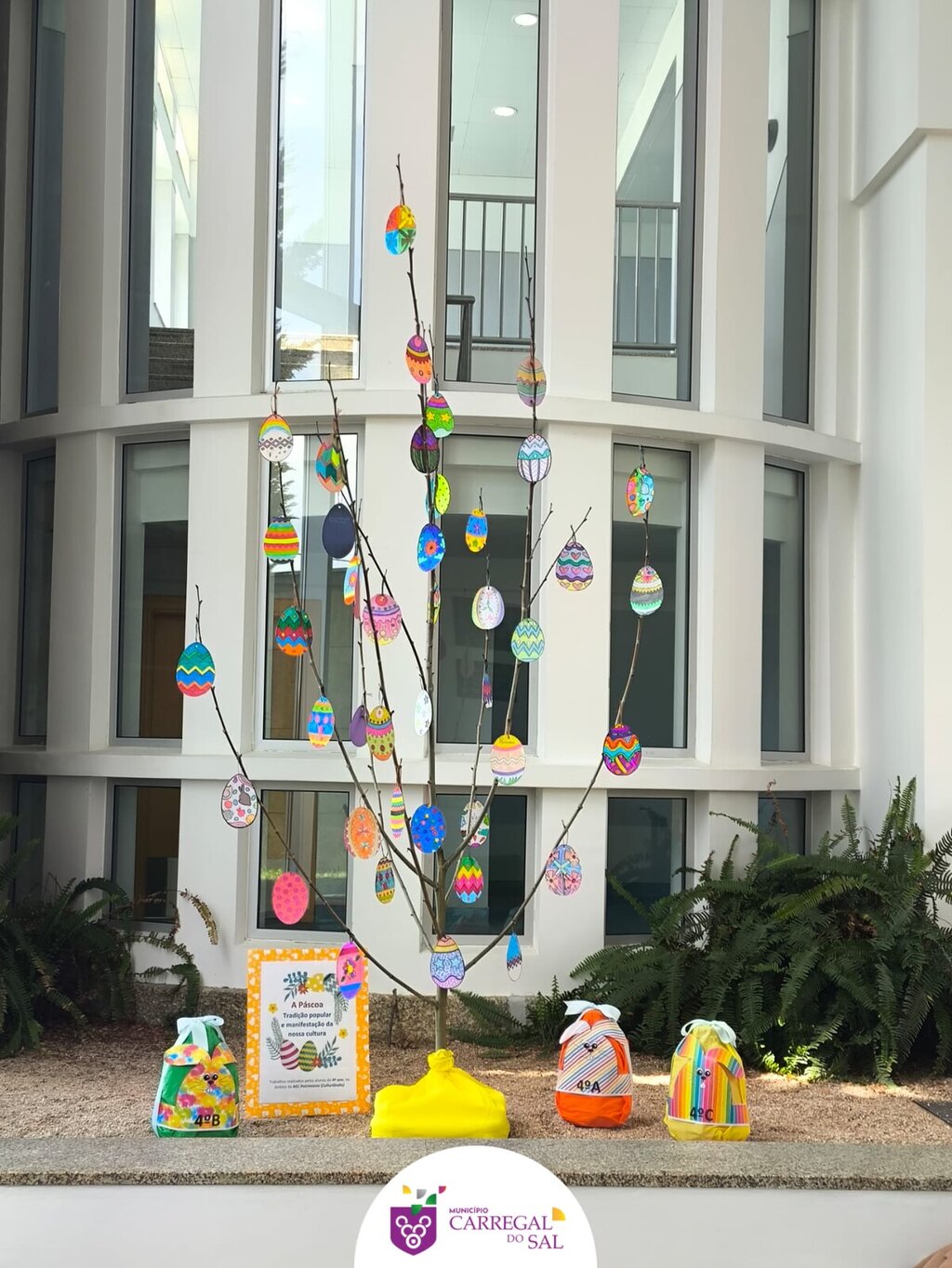 Árvores da Páscoa dão cor e alegria às Escolas