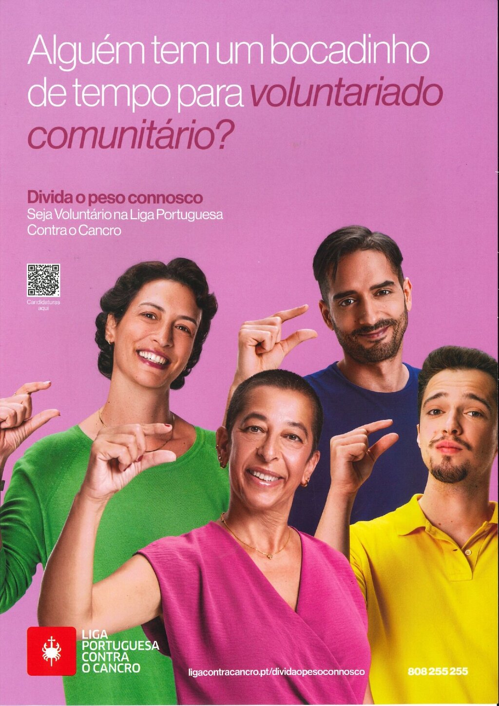 Peditório Nacional da Liga Portuguesa Contra o Cancro – angariação de voluntários