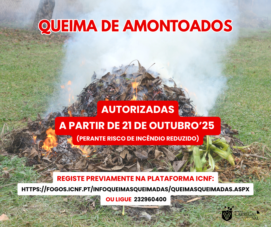 Queima de amontoados já são permitidas