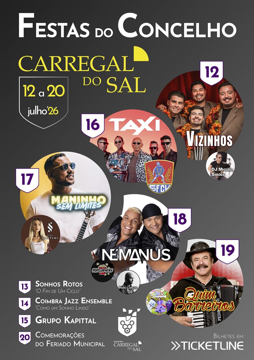 Cartaz Festas do Concelho