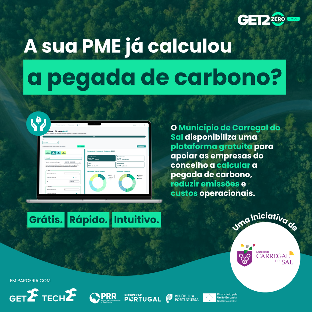 Cartaz referente &agrave; GET2Zero