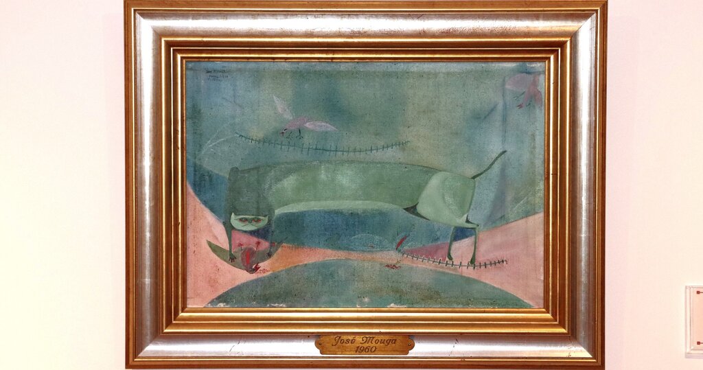 Pintura A V&iacute;tima de Jos&eacute; Mouga